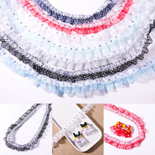 五角星雪紡蕾絲帶手工制作diy發夾發圈發卡發飾材料包頭飾品配件