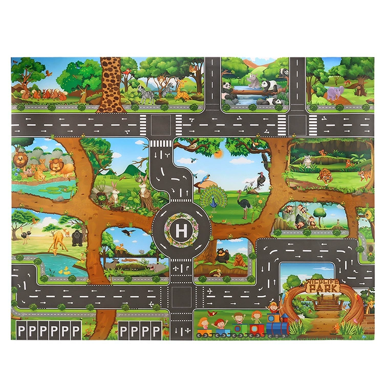 Игрушка, парковка, игровая маты в помещении, коврик