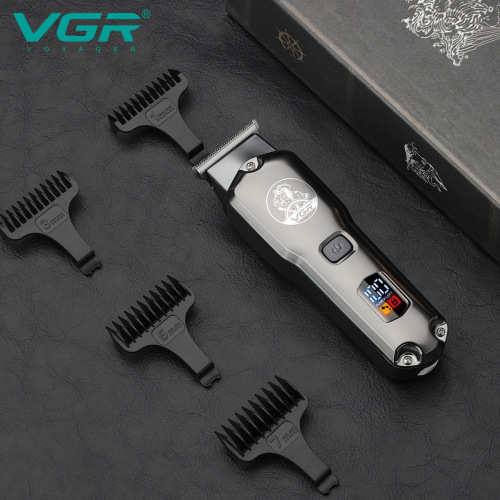 VGR675 hair clipper set high power clipper machine waterproof oil head clipper electric clipper LCD digital display hair clipper