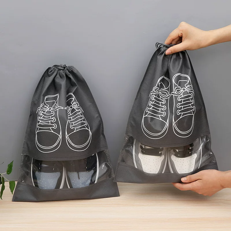 Storage system, shoe bag, comfortable footwear