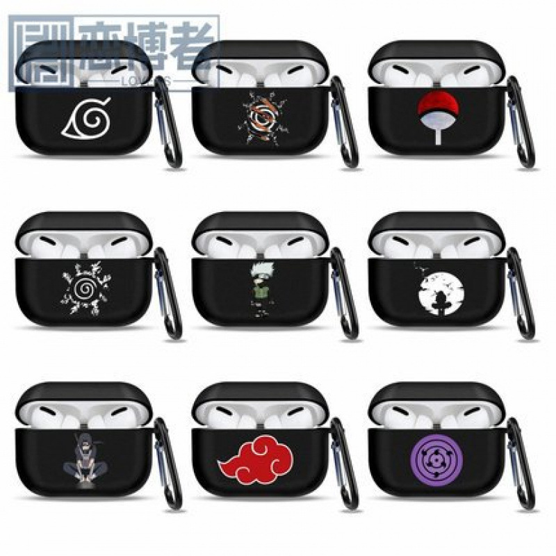 Headphone Shell Trendy Male Naruto Suitable for Airpods1/2 Protective Cover Airpods3 Generation Bluetooth Uchiha Headphone Shell Trendy Male Naruto Suitable for Airpods1/2 Protective Cover Airpods3 Generation Bluetooth Uchiha