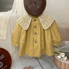 Autumn demi-season set, children's clothing girl's, trench coat, western style