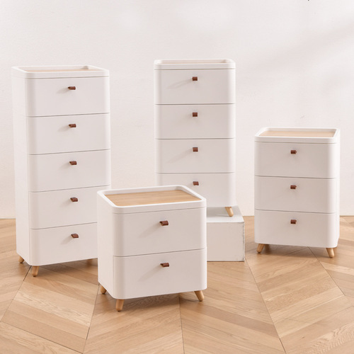 Bedroom drawer storage cabinet bedside table wholesale sundries cosmetics snacks layered storage cabinet organization home