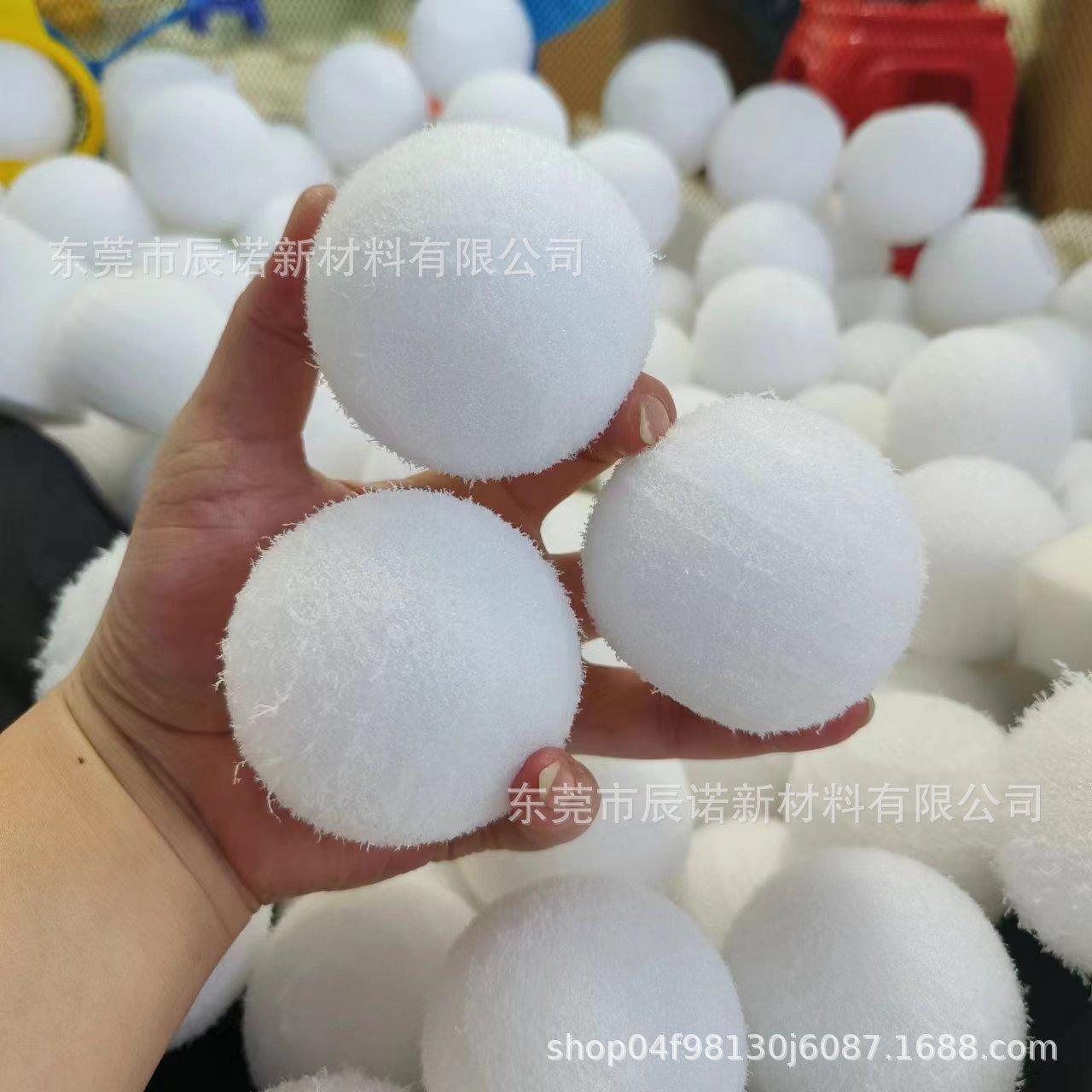 外网热销EPE珍珠棉球 60MM白色珍珠棉球  儿童娱乐防摔球 清洁球