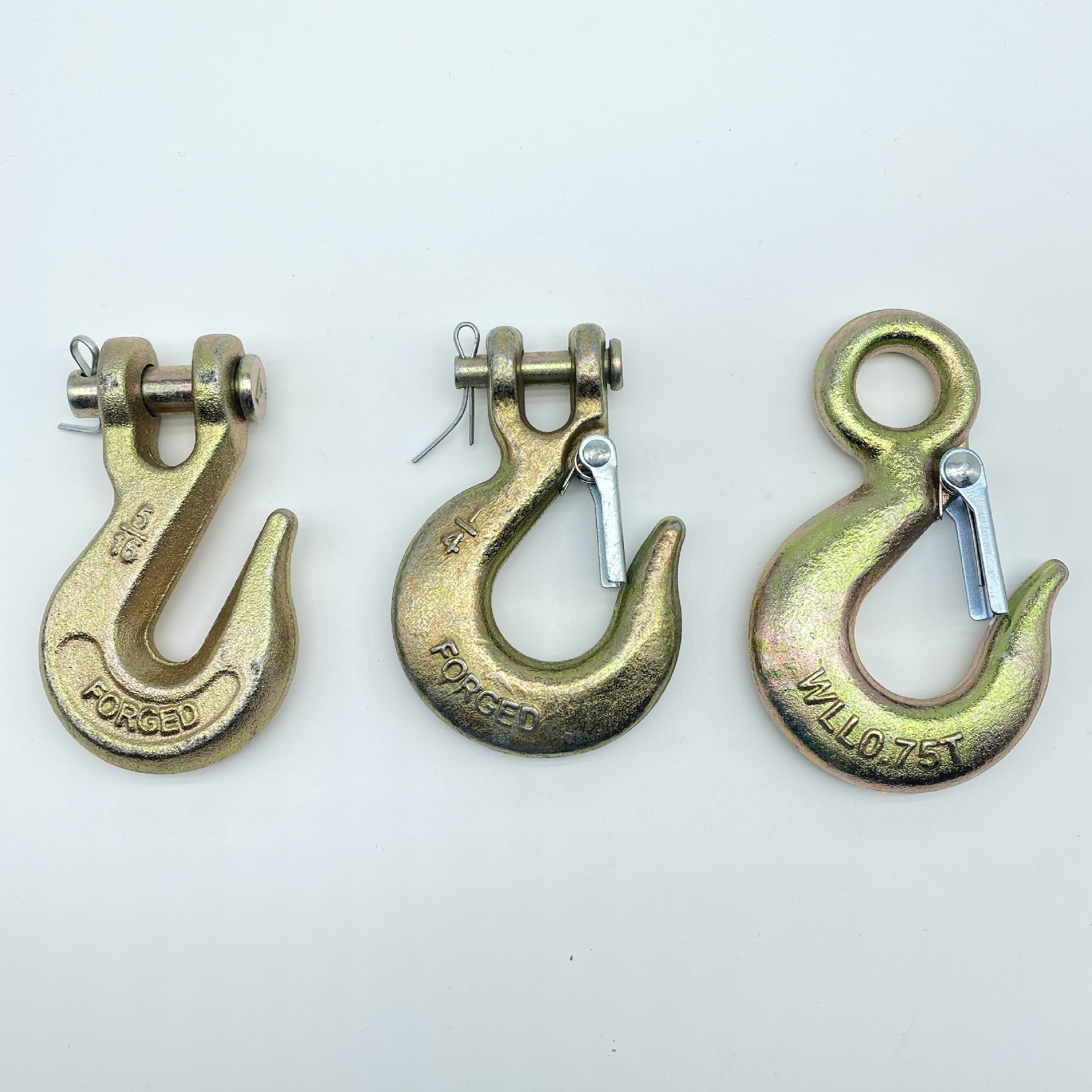 美式羊角抓钩 镀彩锌货钩滑钩吊钩 工厂直供船用矿山用货钩