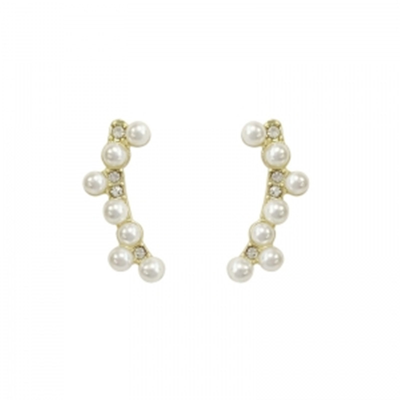 Pendientes de perlas barrocas coreanas, elegantes, de moda, ligeros, de lujo, exquisitos y de alta gama para mujer.