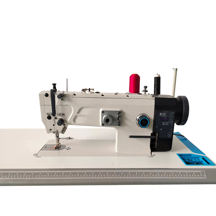 JK-1530D al por mayor de alta velocidad de reabastecimiento automático de gran lanzadera máquina de coser curva máquina de espiga triángulo aguja máquina de coser