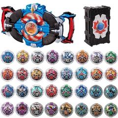 箱入りロブオートトランスフォーマーおもちゃブルロッソ変身ライトホイールクリスタルバッジヘッドダーツゼータ子供