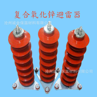 35KV composite insulation zinc oxide lightning arrester HY5WZ-51/134 high voltage electric line cable suspension power station