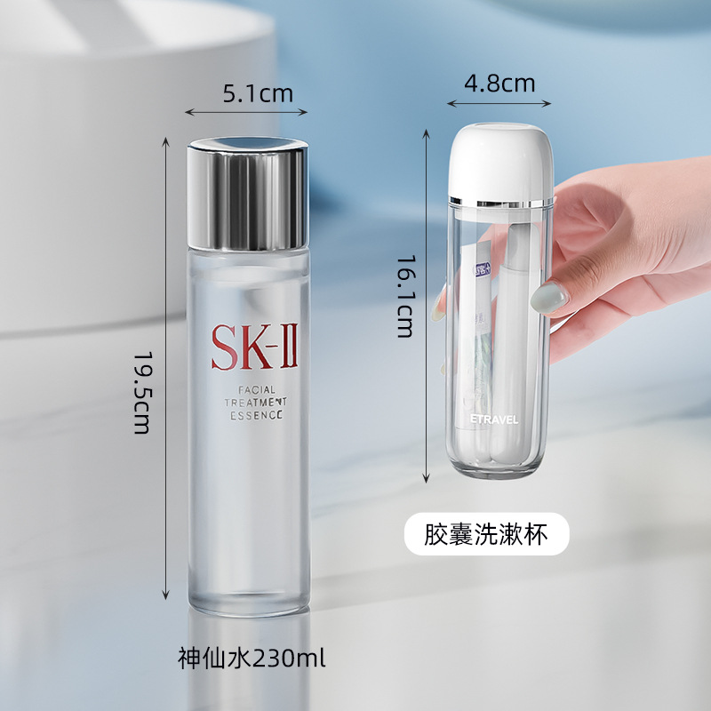 Juego de lavado de viaje, taza de enjuague bucal, pasta de dientes, taza de dientes, artículos de viaje, taza de lavado, cepillo de dientes plegable portátil, traje de viaje