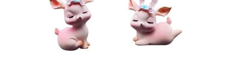 High-end car interior decoration accessory 2026 model, "Safe Journey" dashboard goddess deer new car air freshener