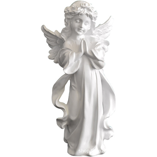 Character ornaments, resin crafts sculptures, desktop small decorations, angels, cute European retro flower fairies