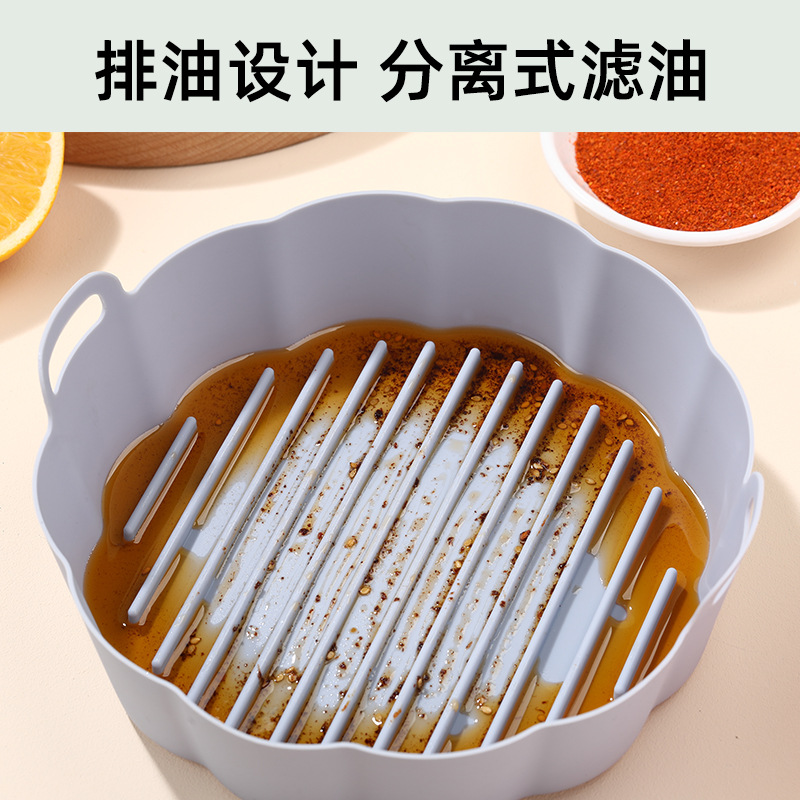 Freidora de aire de silicona bandeja para hornear freidora de aire de silicona bandeja de horno bandeja para hornear