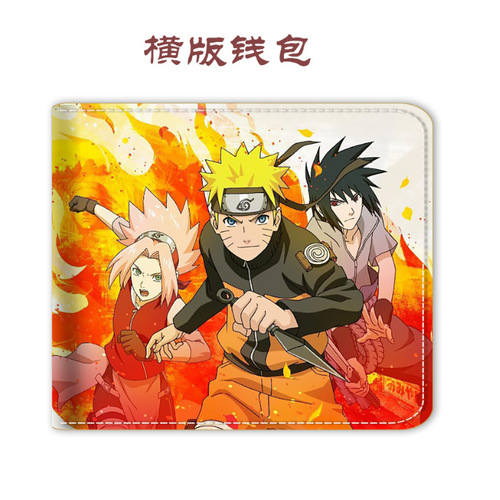 Collection Naruto】Animation and game peripheral wholesale manufacturers supply wallet ninja one piece drop shipping