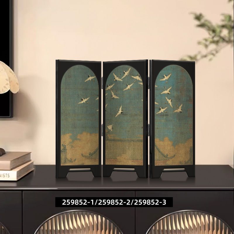 Fábrica directa nueva pantalla de escritorio china pinturas decorativas decoraciones de estilo medieval pinturas creativas de nicho