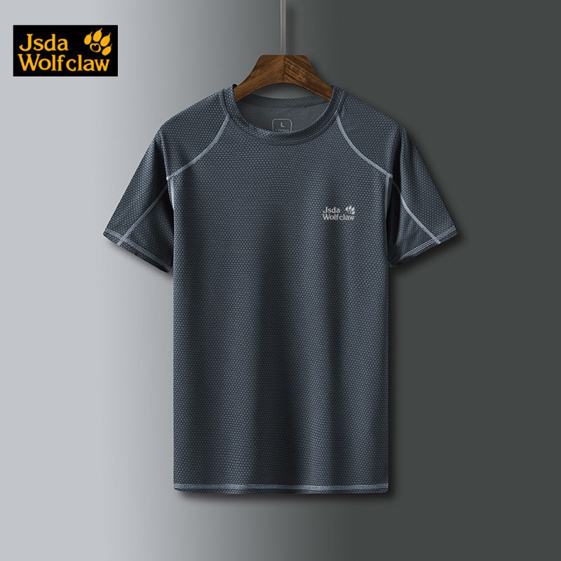 Equipo corriendo ropa de secado rápida mujer suelta al aire libre ropa de secado rápida deportiva de manga corta camiseta de hombre gran fábrica comercio al por mayor