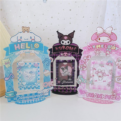 New product Sanrio acrylic stand-up butterfly flower star photo Polaroid card storage Kuromi