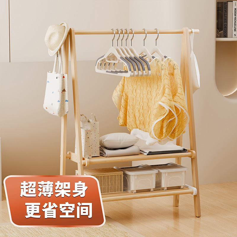 痕跡のないハンガーは太くて、滑り止めの家庭用服は回転できる多機能の広い肩の寮の乾湿両用服を掛けます。|undefined