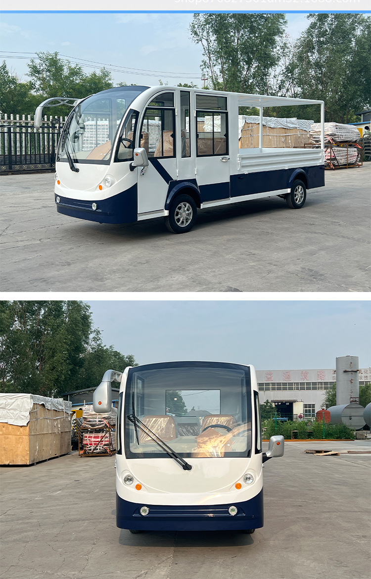 New electric truck, fully enclosed, for cargo transportation, battery-powered four-wheel small truck, factory load-carrying logistics freight vehicle