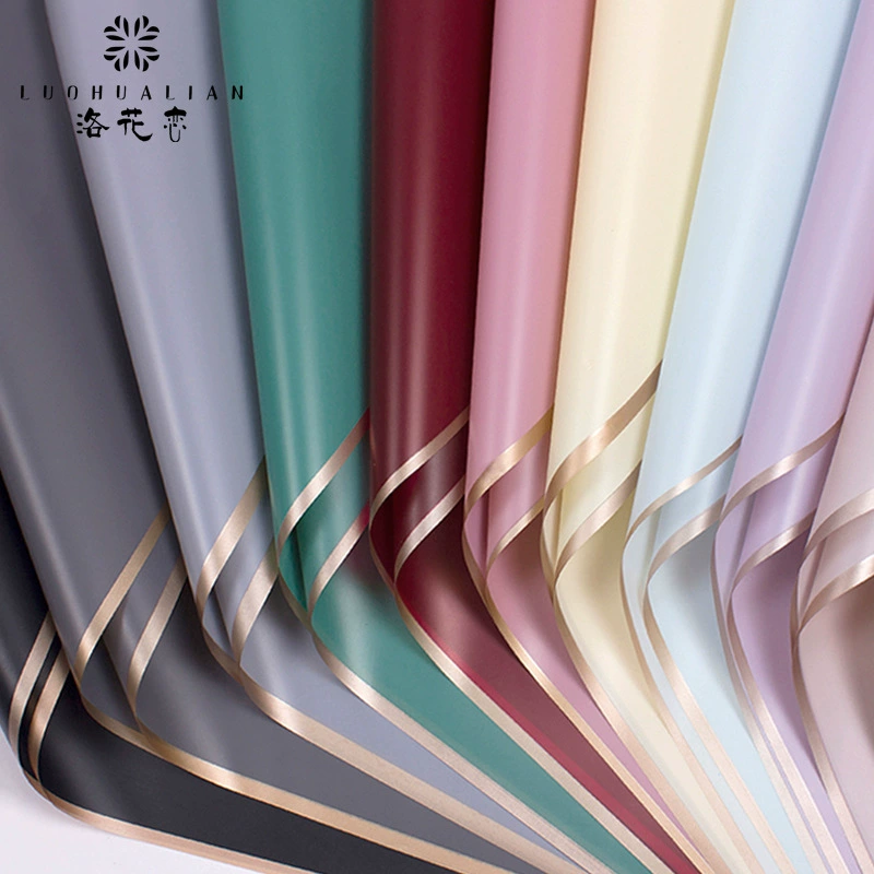 Производитель оптом Пномпень желе пленка матовая бумага Корейский стиль упаковочная бумага полупрозрачный букет упаковочная бумага для цветов упаковочная бумага