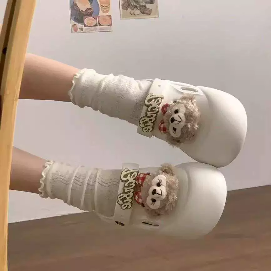 Женские сабо на толстой подошве, увеличивающие рост, милая летняя верхняя одежда, модные нескользящие пляжные сандалии, полутапочки с открытым носком.