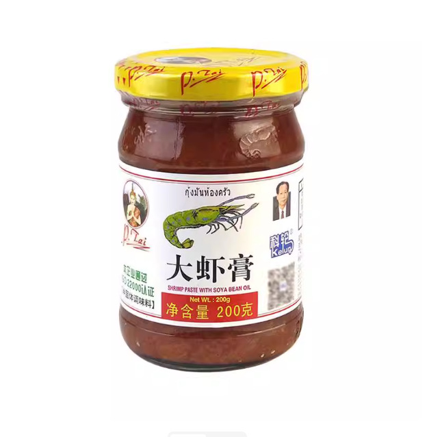 【包邮】科轮牌大虾膏200g虾头油鲜虾酱蘸酱拌饭酱空心菜搭档炒饭