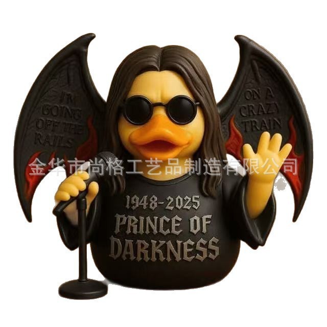 跨境亚马逊新品Prince of Darkness Duck 黑暗王子鸭子贡品鸭收藏|undefined