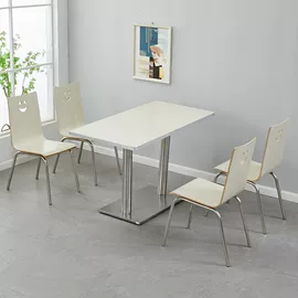 餐桌+餐椅;食堂餐桌椅;成套餐桌椅