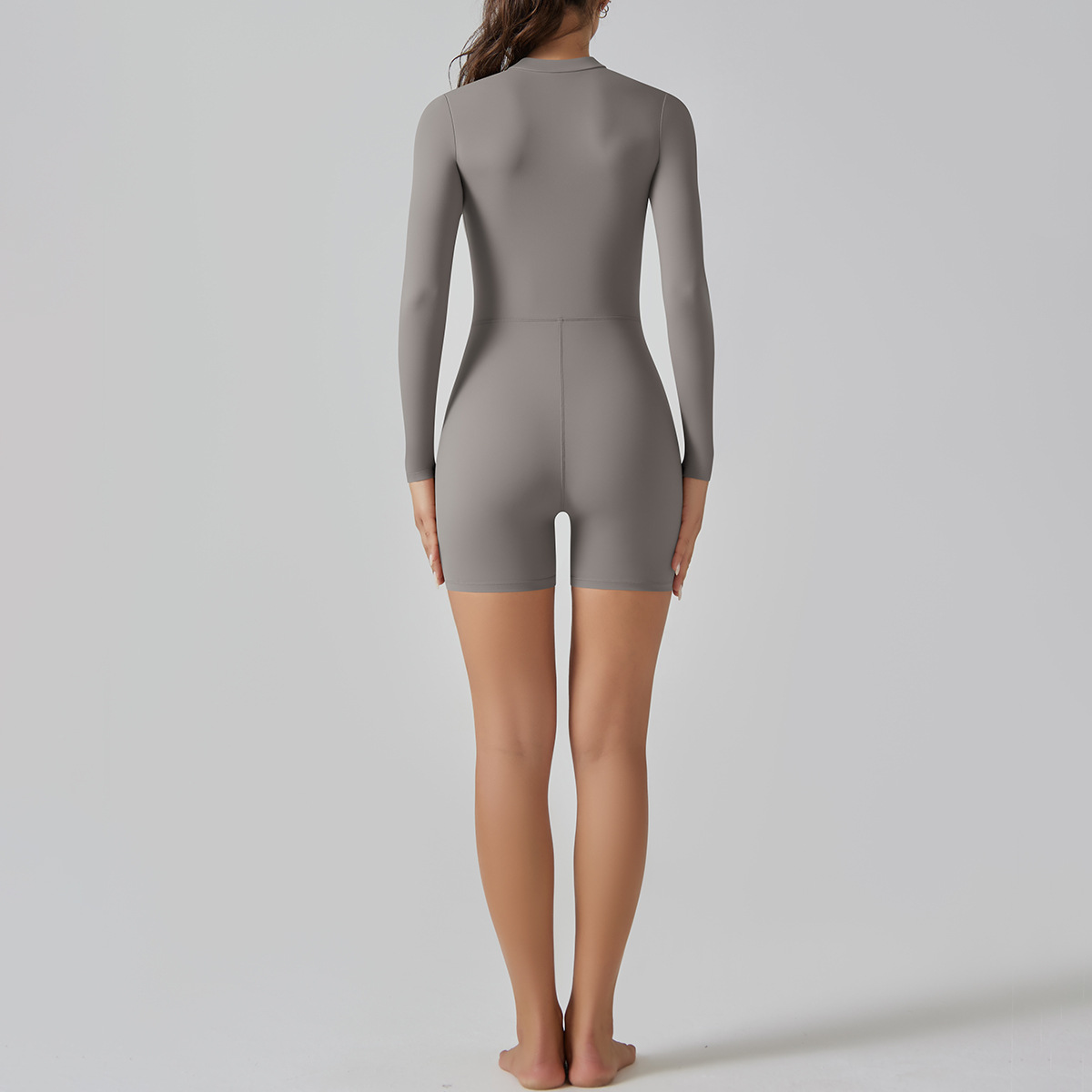 206g Weight Long Sleeve Sleeve Length Nylon, Cotton Blend Fabric Type Regular Top Length Rompers Pants Type Fitness, Running, Sports Occasion Round Neck Neckline Solid Color Pattern Simple Style, Sport Style Style Simple Style Sport Style Solid Color Nylon Cotton Blend Round Neck Tracksuit Rompers 24