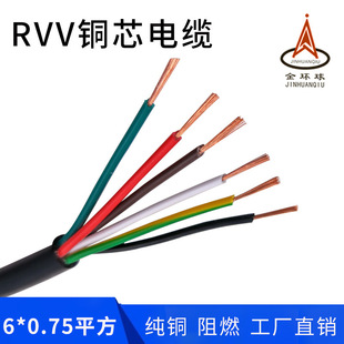 RVV 6о*0.75ƽ�����~о��ȼ�D��PVC�o��ܛ����h��S�ҬF؛���l