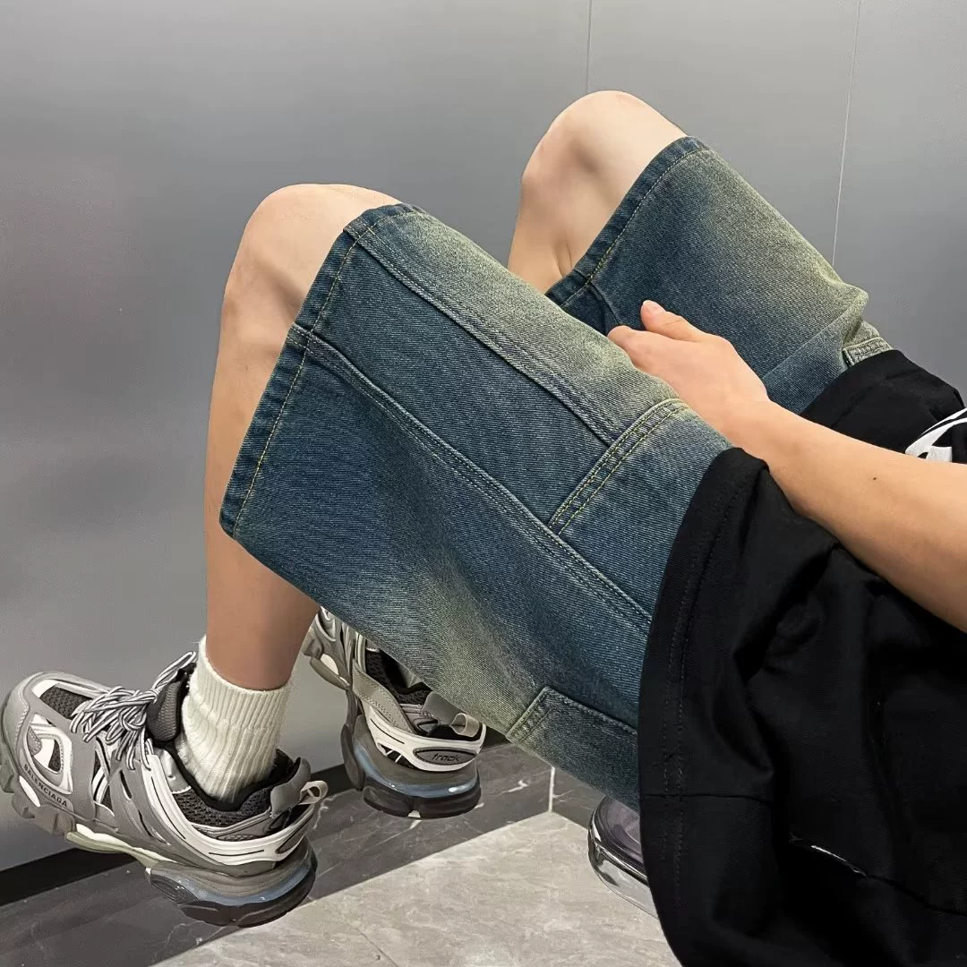 Вдрыз denim юбка, летние трендовые шорты, модные весенние брюки, корейский стиль, оверсайз