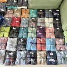 赶集农村摆地摊5元短袖地摊十元模式T恤夏季男装上衣半袖工厂货源