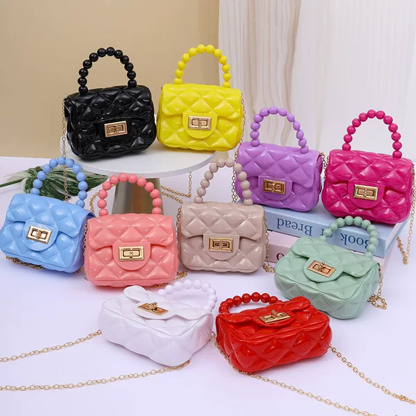 2026 New Style Women's Shoulder Bag, Fashionable Pearl Chain Crossbody Bag, Women's Handbag Mini Bag, Jelly Bag