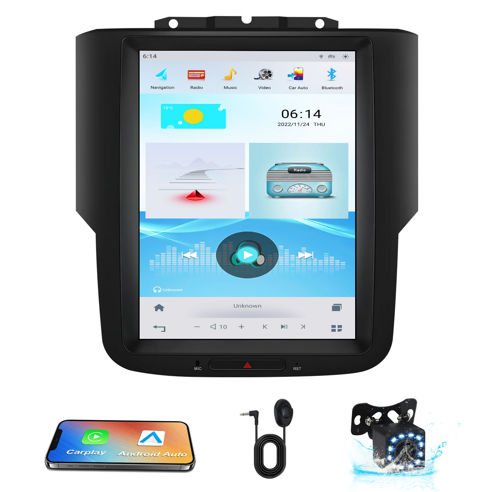 Car Multimedia Navigation for Dodge RAM Trucks Pickup 2012-2018