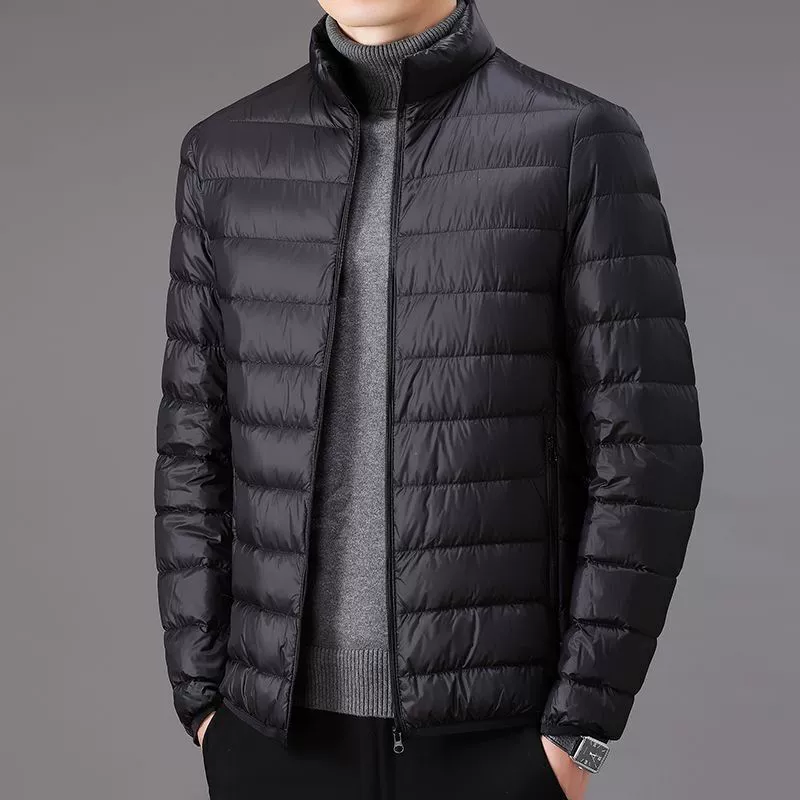 Winter light and thin short down jacket, thermal underwear, plus size