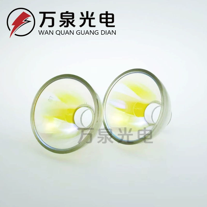 Ультрафиолетовый концентрический светоотражающие абажур чашка 55 мм фиолетовая чаша Ультрафиолетовое оптическое стекло Материал