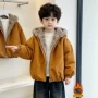 加厚连帽秋冬男童服