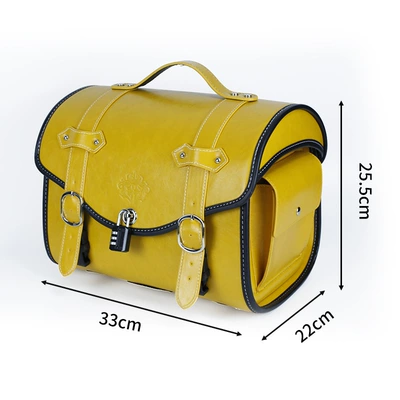 Shelf Helmet Bag Tail – Motorcycle trunk - yellow