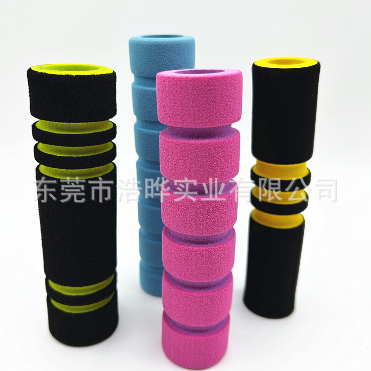 厂家双色海绵PVC橡塑发泡套管手柄手把套 款式多 柔软弹性好