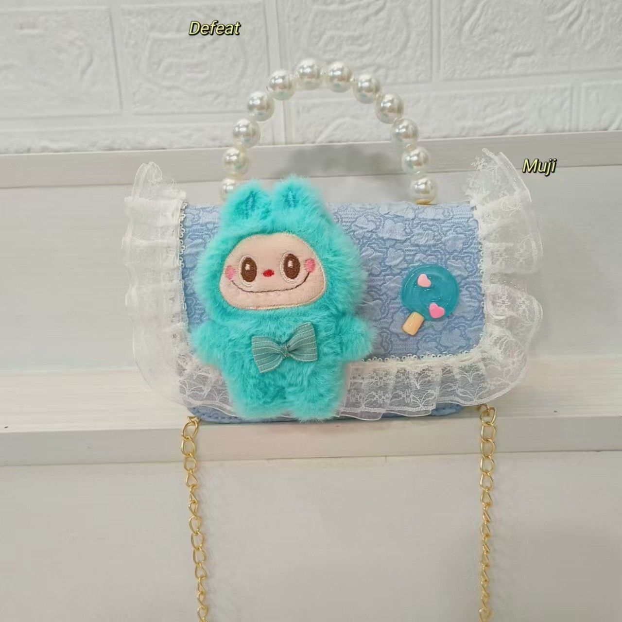 Otoño e invierno nuevos bolsos para niños lindos bolsos de piel de felpa accesorios bolsos de princesa celebridades de Internet bolsos de moda para niñas