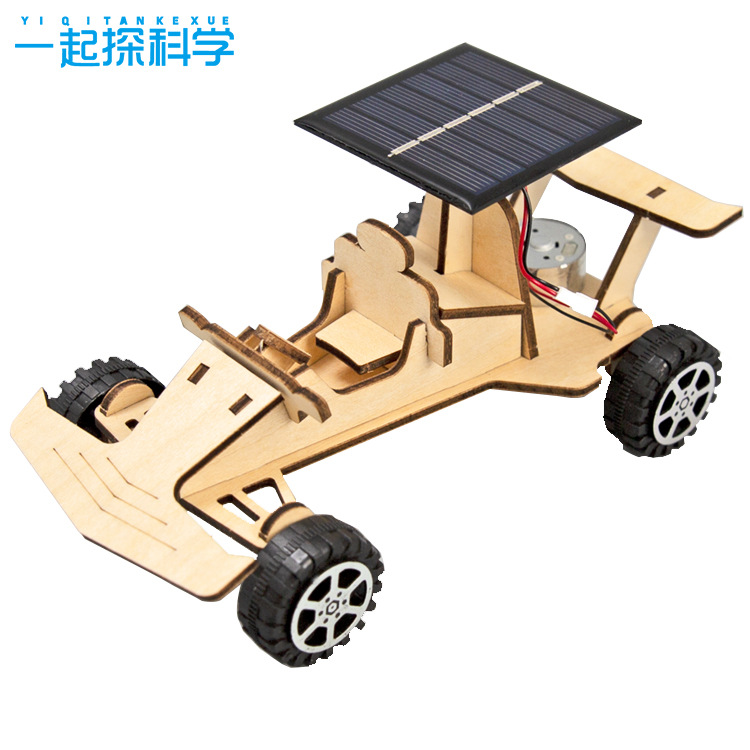 diy Solar Racing 2 Kindergarten Primary School Handmade Toys Technology Gift Small Making Teaching Aware Wholesale