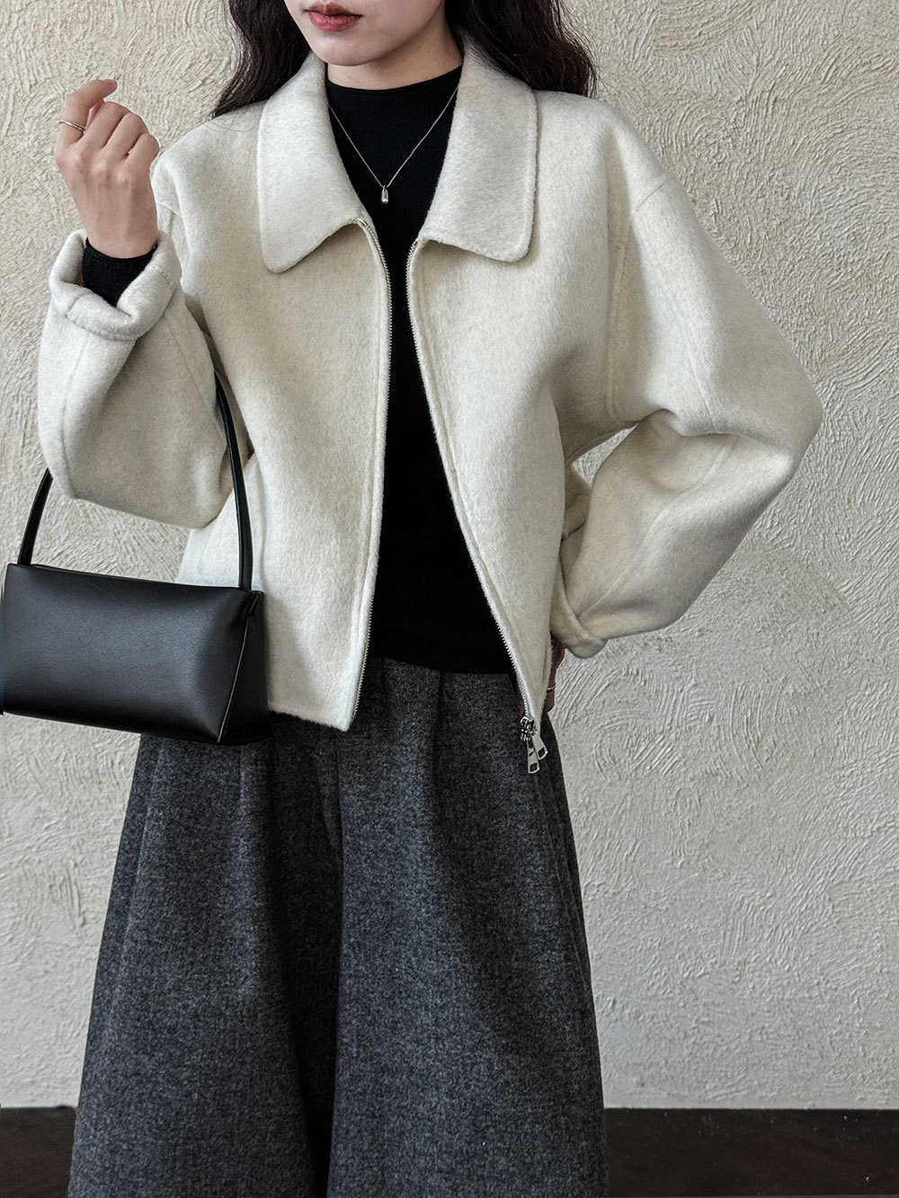 Double-sided woolen woolen coat