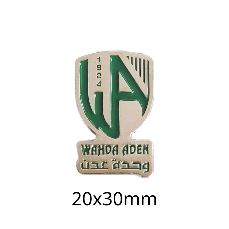 Insignias metálicas transfronterizas, pegatinas para teléfonos móviles, broches, Copa Mundial, Liga de Campeones, club de fútbol, insignias del Real Madrid, insignias del Liverpool al por mayor