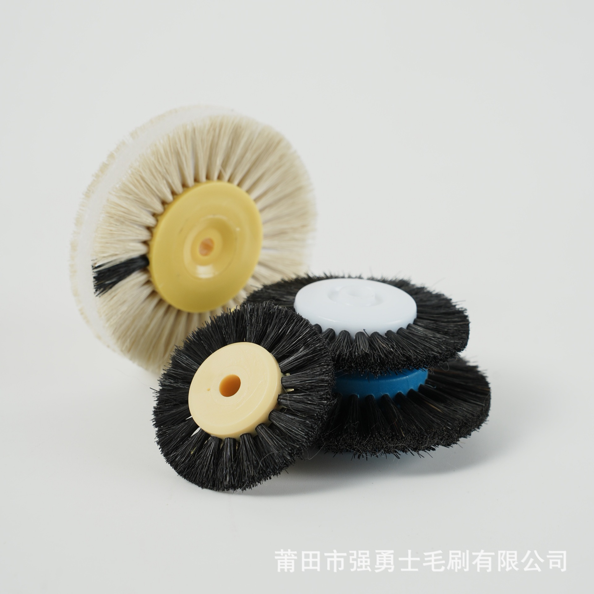抛光毛刷刷牙科材料双排文玩玉石翡翠打磨工具光学抛光