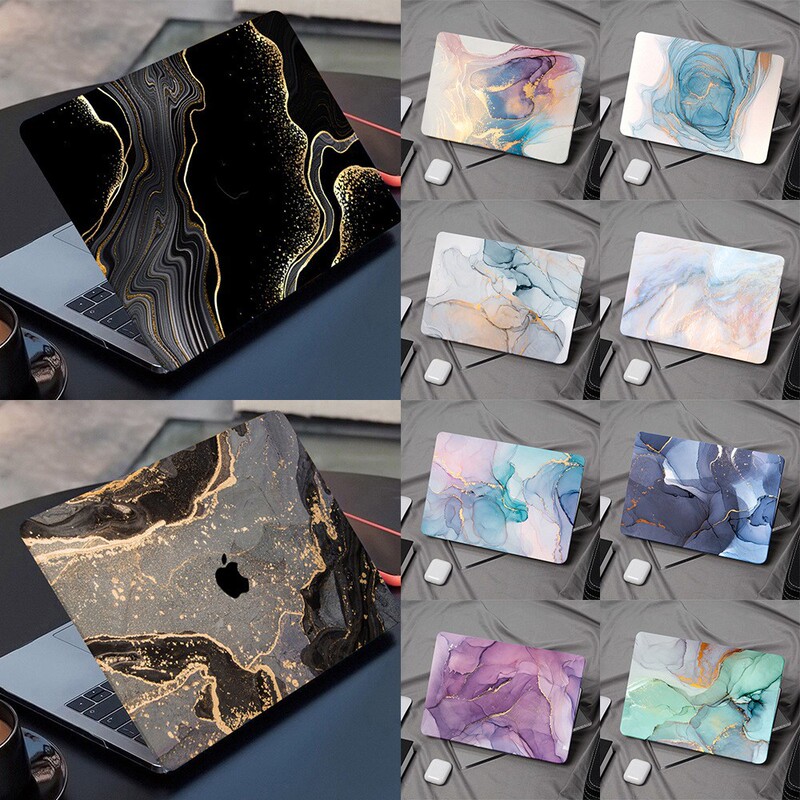 For macbook Protective Case Apple Laptop Protective Case Marble Painted air13pro Case