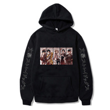文豪动漫男女上衣hoodie跨境长袖卫衣