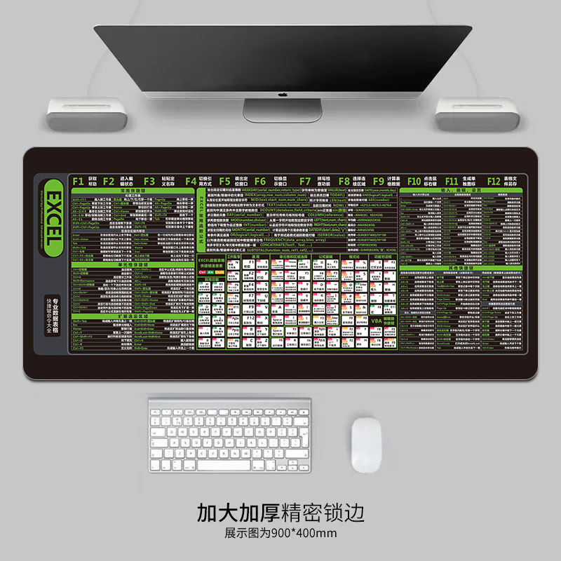 Teclado de acceso directo para juegos de oficina de gran tamaño para macOS / Excel / Office / PS