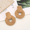 Woven earrings handmade, Amazon, suitable for import