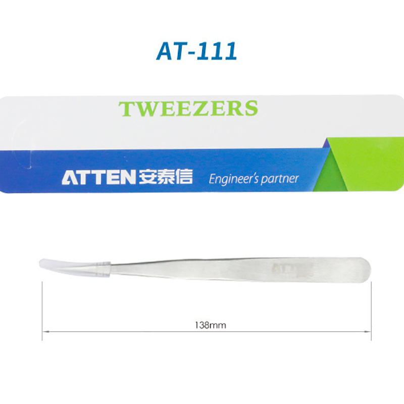 安泰信 不锈钢镊子 弯头镊子 AT-115