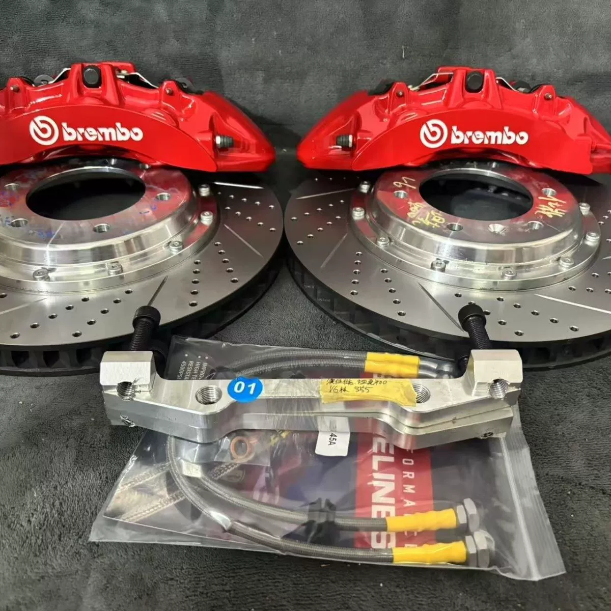 Модернизированный тормозной суппорт Brembo шестипоршневой V6 Brembo суппорт апгрейд другой